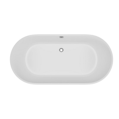 Ванна отдельностоящая из литьевого мрамора Delice Olivia 165х80