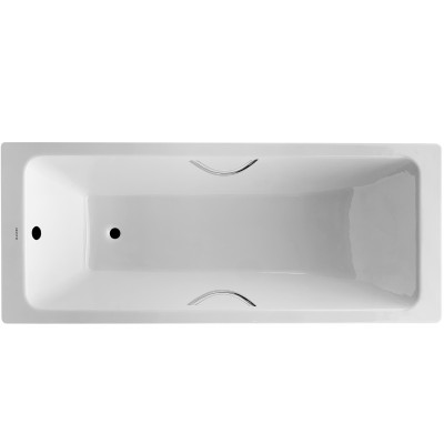 Чугунная ванна Luxus Topaz 170x70 с отверстиями под ручки